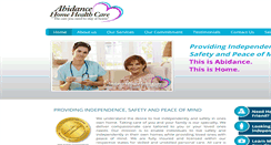 Desktop Screenshot of abidancehealthcare.com